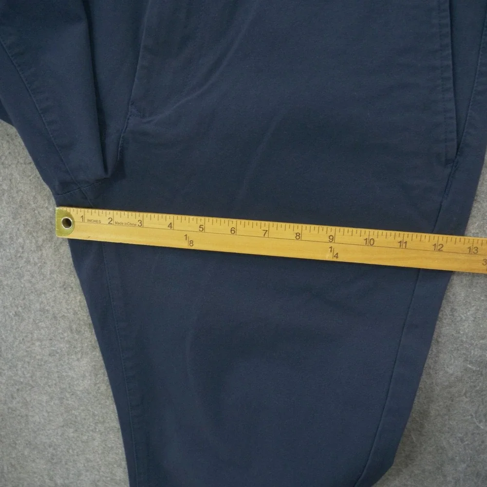 Bonobos Pants Mens 32 Blue Chinos Flat Front Mid Rise Golf Casual Zip Slim
